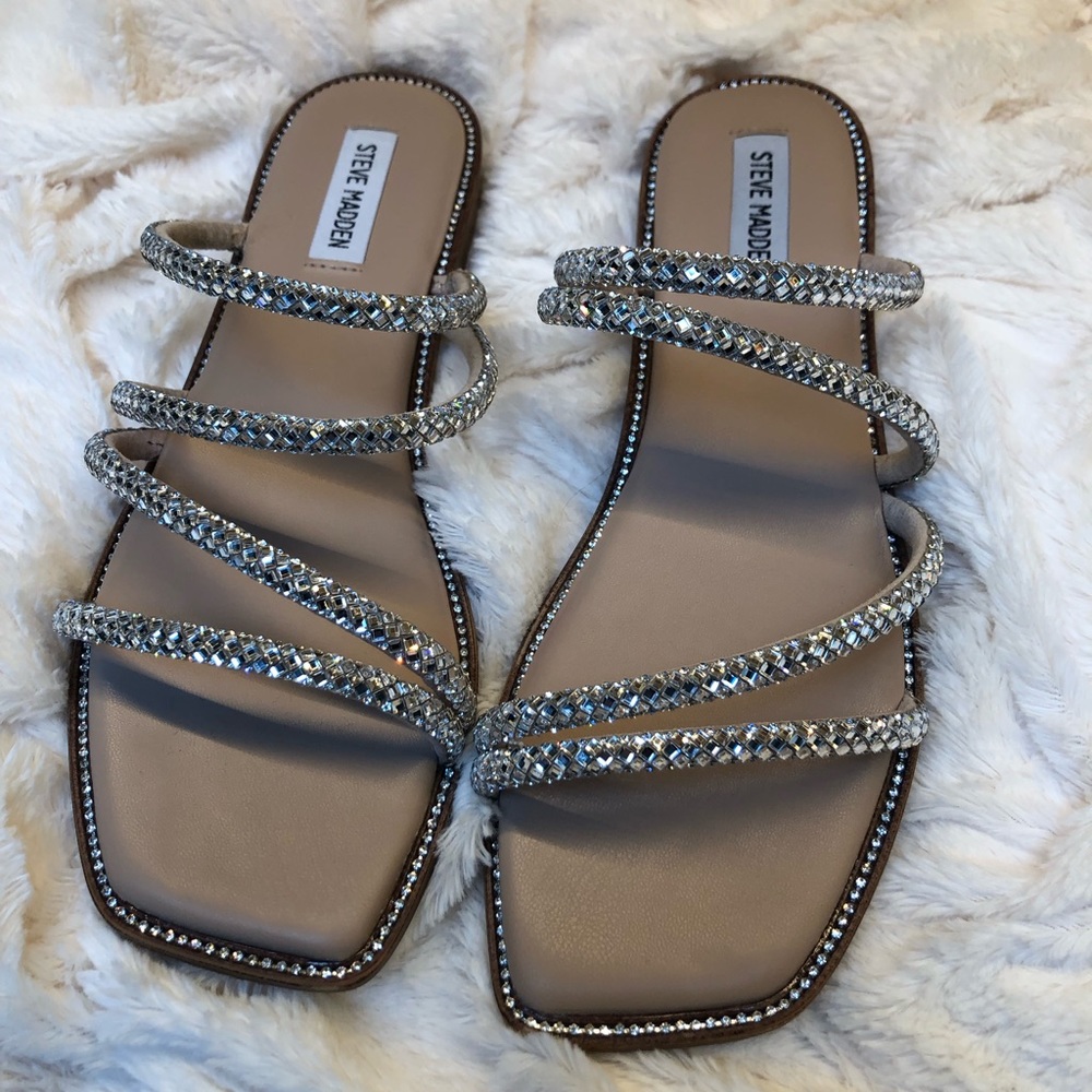 Steve Madden- Starie Rhinestone sandals